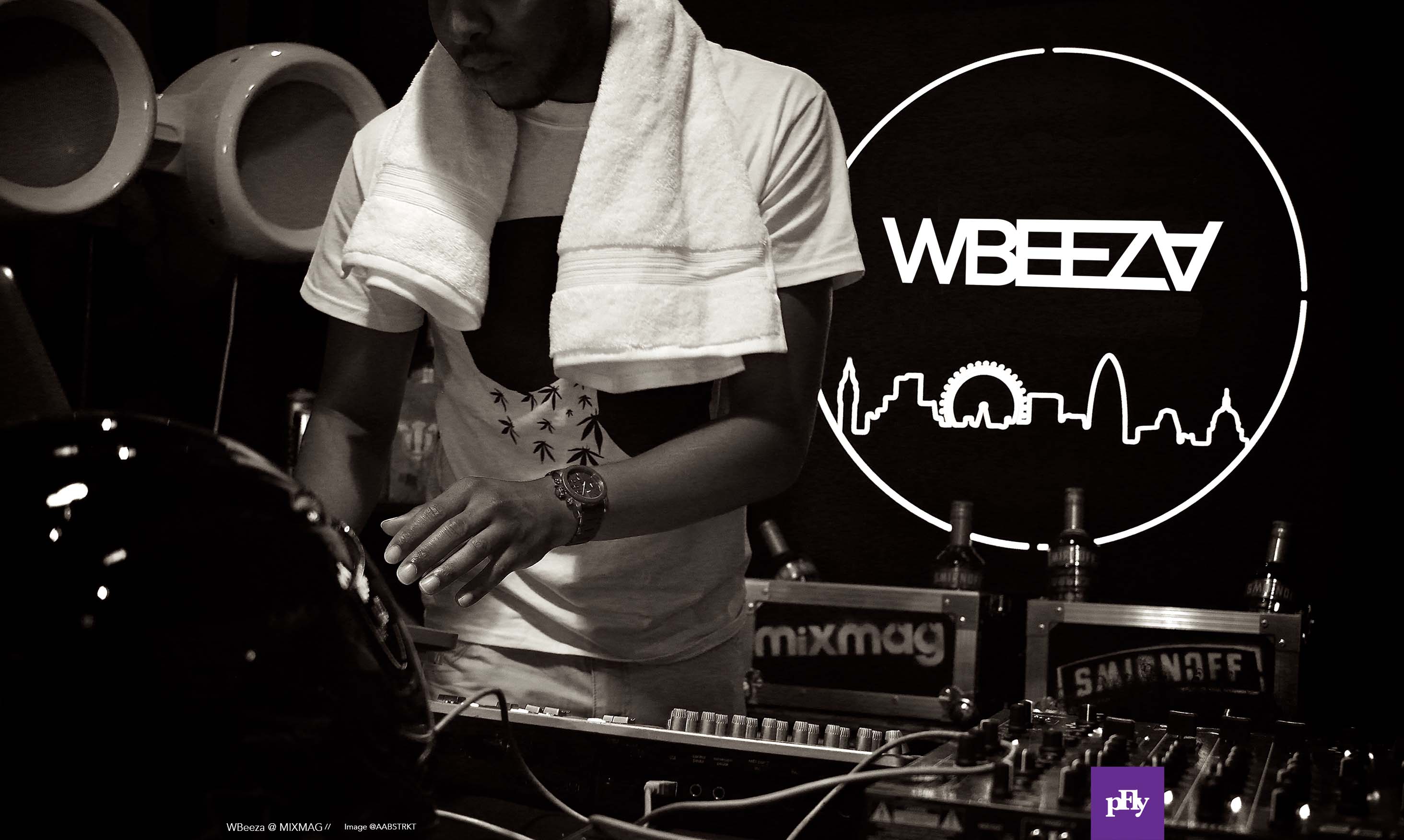 WBeeza LIVE at MIXMAG London 2015 - original photography @AABSTRKT